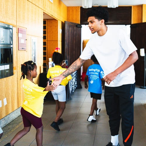 Community building through basketball